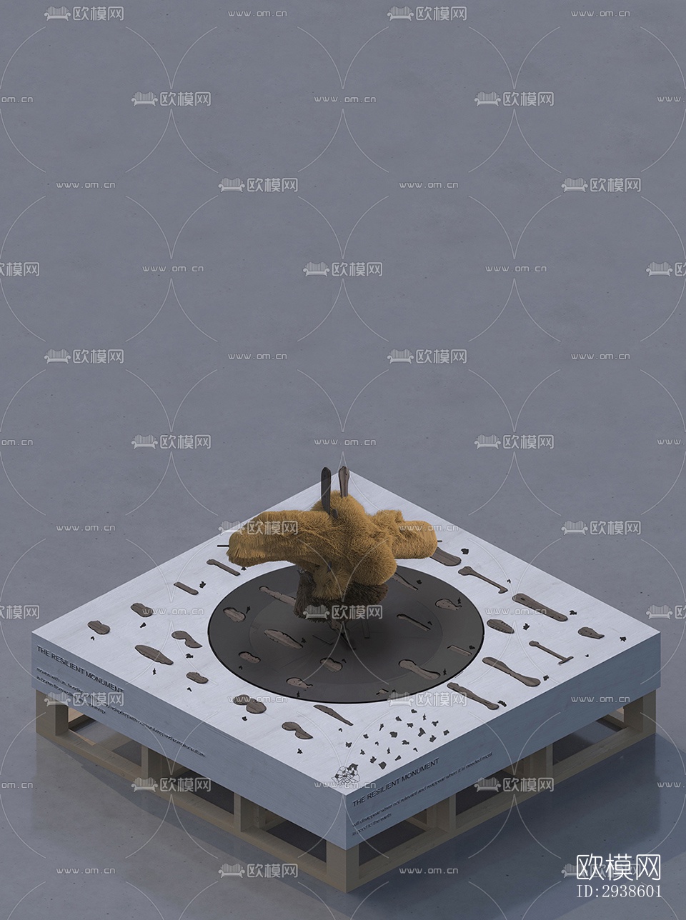 工业风展览展厅效果图下载（渲染图10）