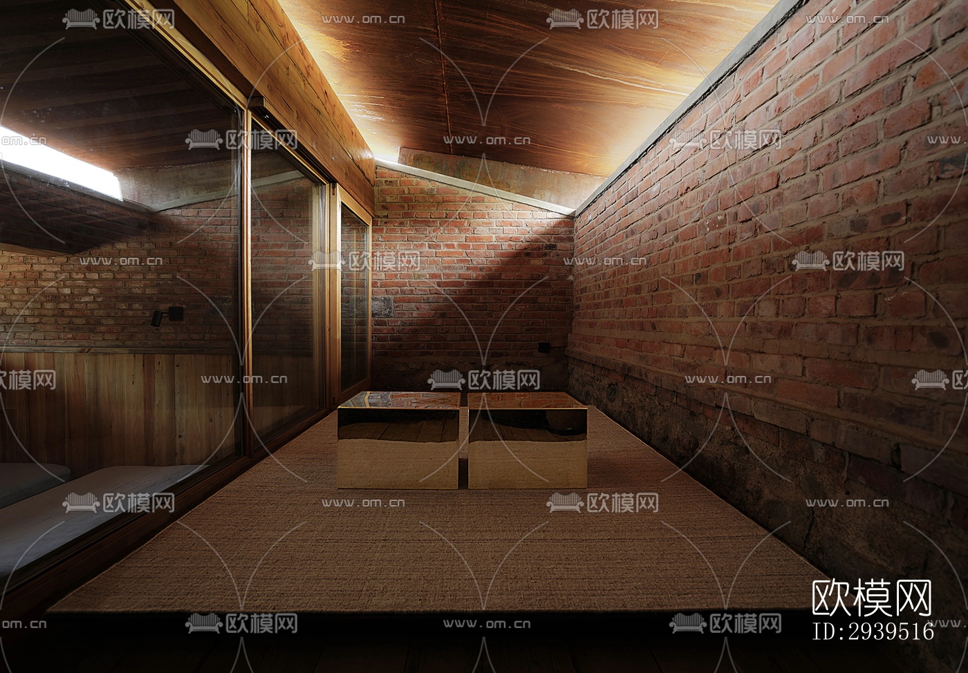 现代酒店民宿效果图下载（渲染图7）