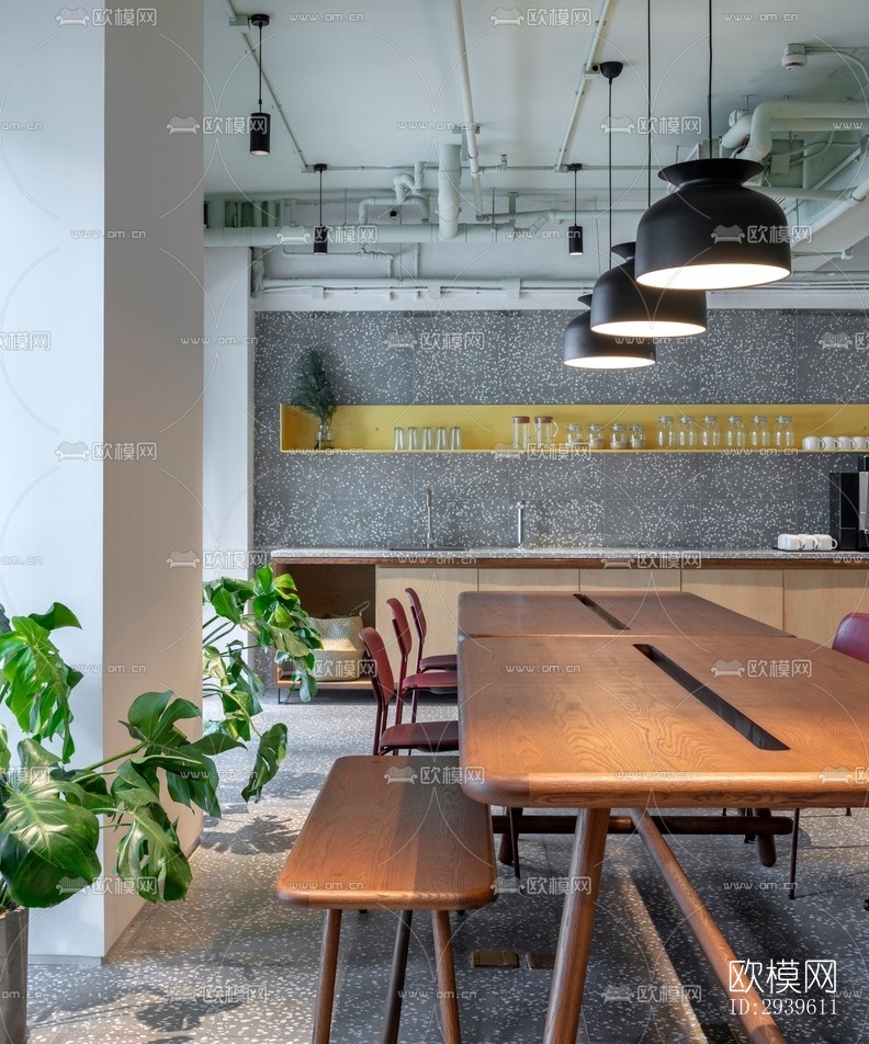 现代酒店民宿效果图下载（渲染图19）