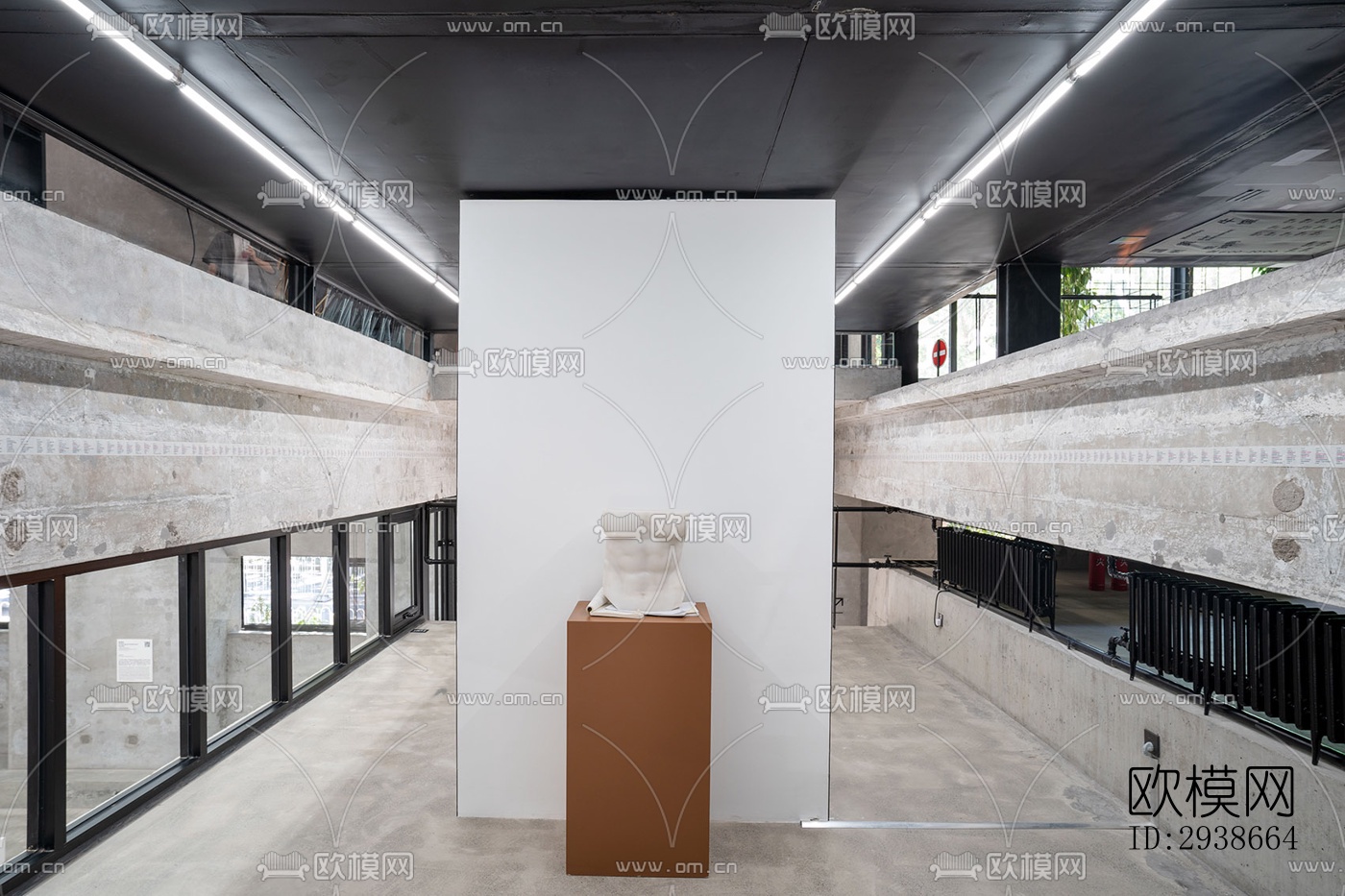 现代展览展厅效果图下载（渲染图5）