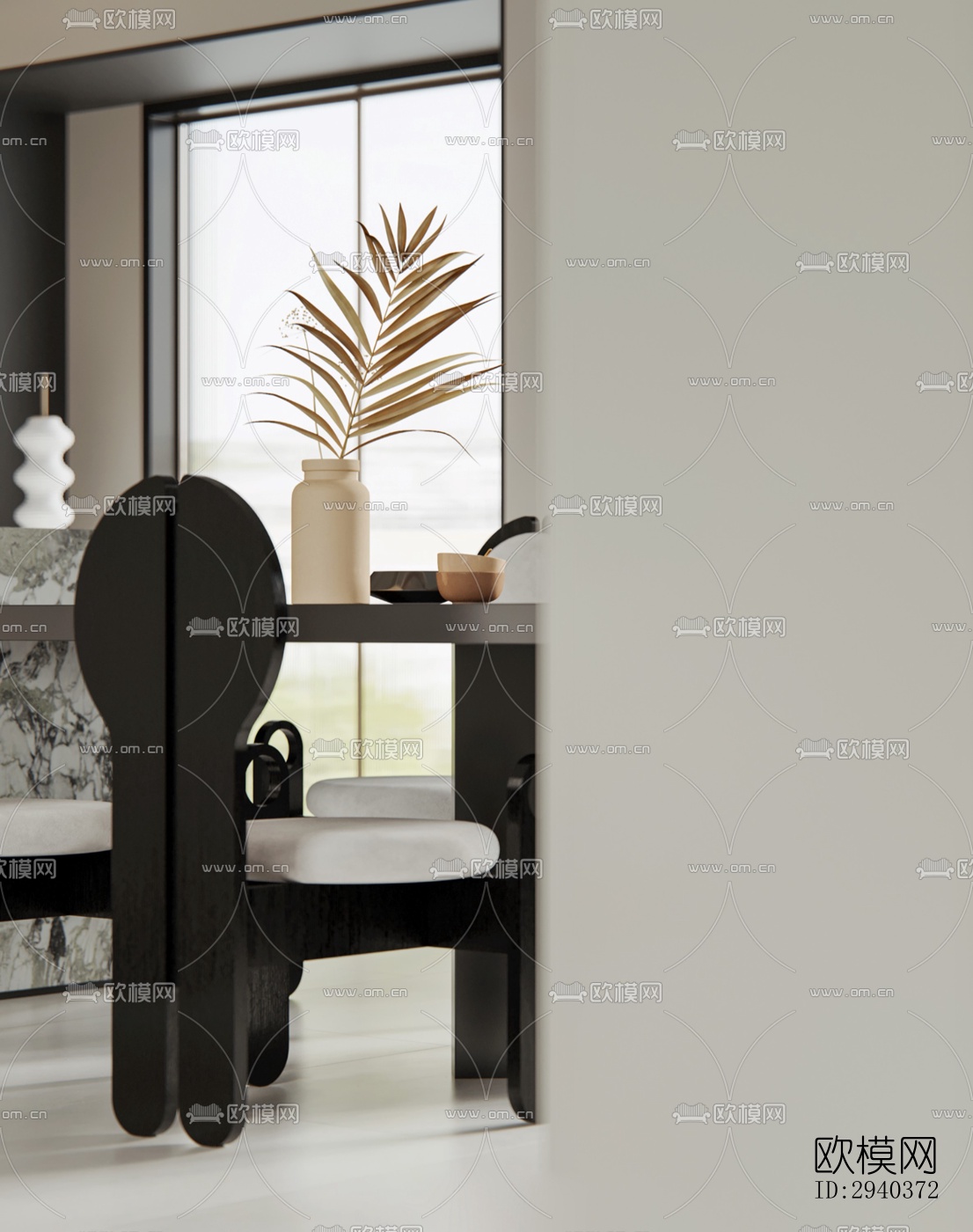 现代平层效果图下载（渲染图3）