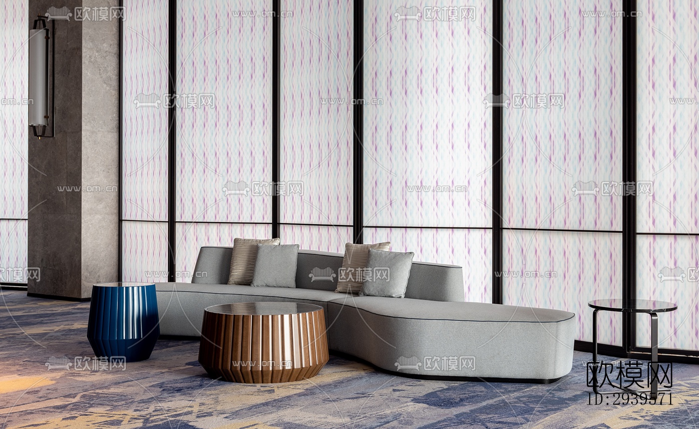 现代酒店民宿效果图下载（渲染图1）