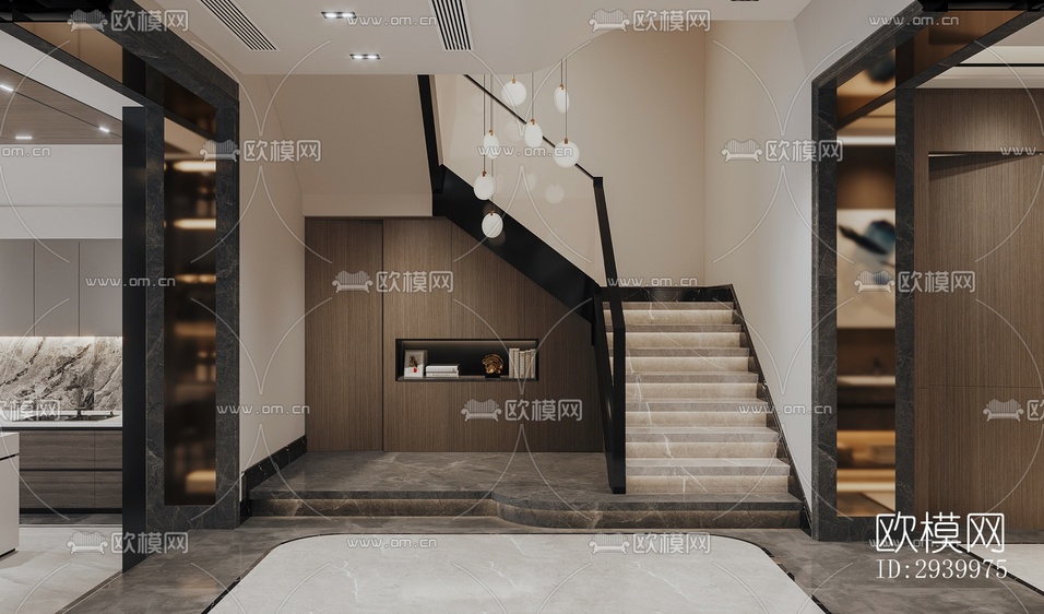 現(xiàn)代復(fù)式效果圖下載(渲染圖6)