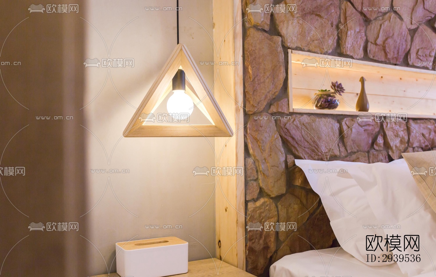 现代酒店民宿效果图下载（渲染图9）