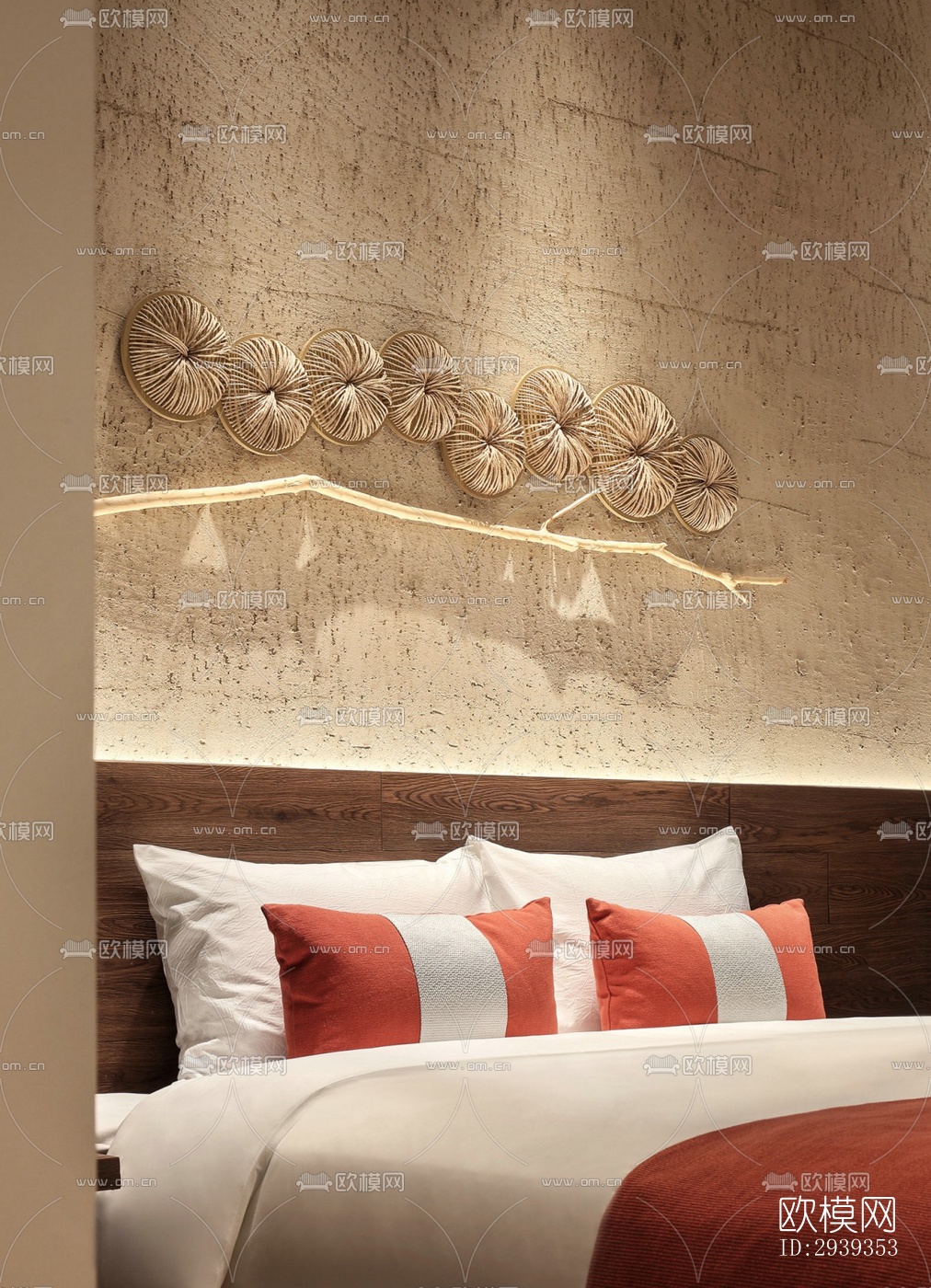 新中式酒店民宿效果图下载（渲染图17）