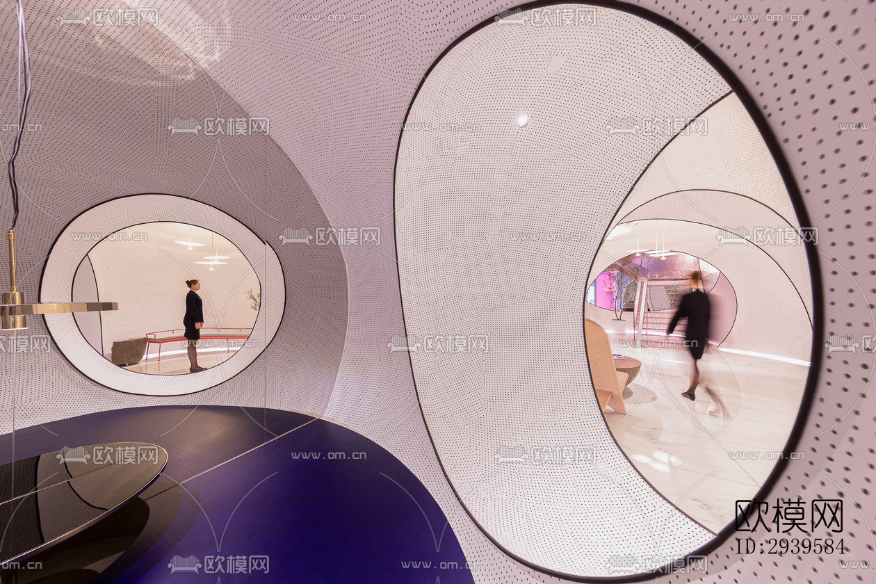 现代酒店民宿效果图下载（渲染图17）