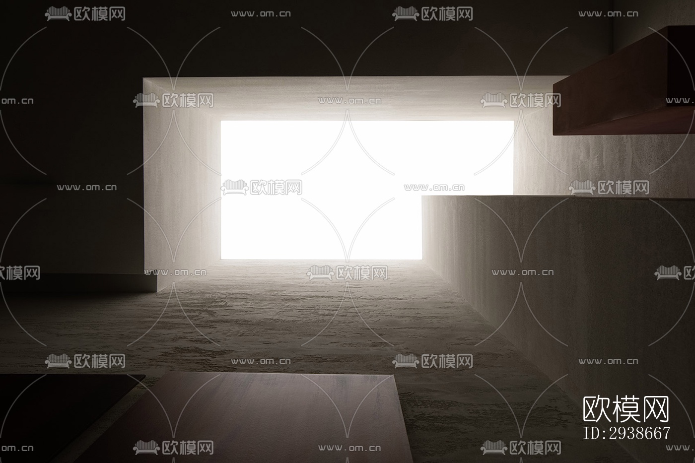 现代展览展厅效果图下载（渲染图3）