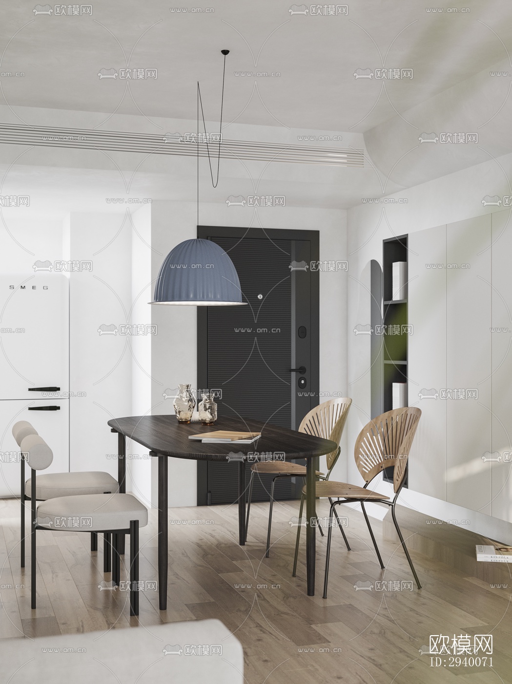 北欧平层效果图下载（渲染图3）