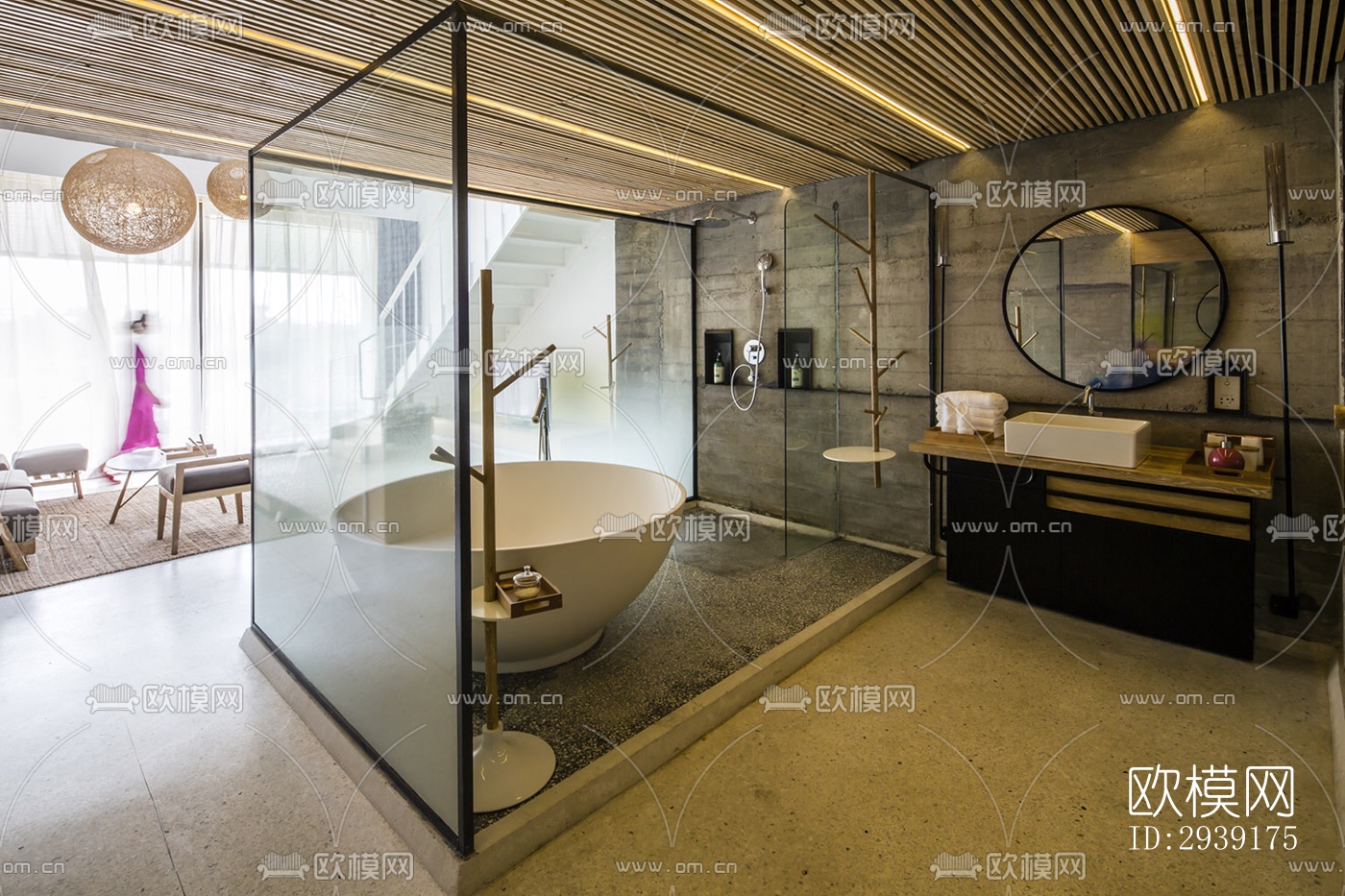 北欧酒店民宿效果图下载（渲染图13）