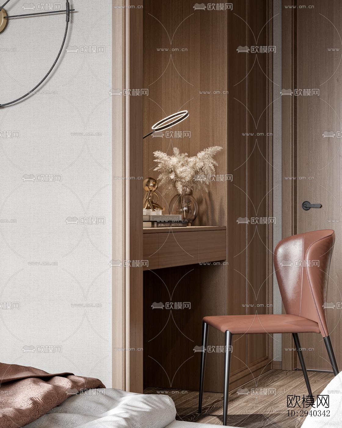 现代平层效果图下载（渲染图3）