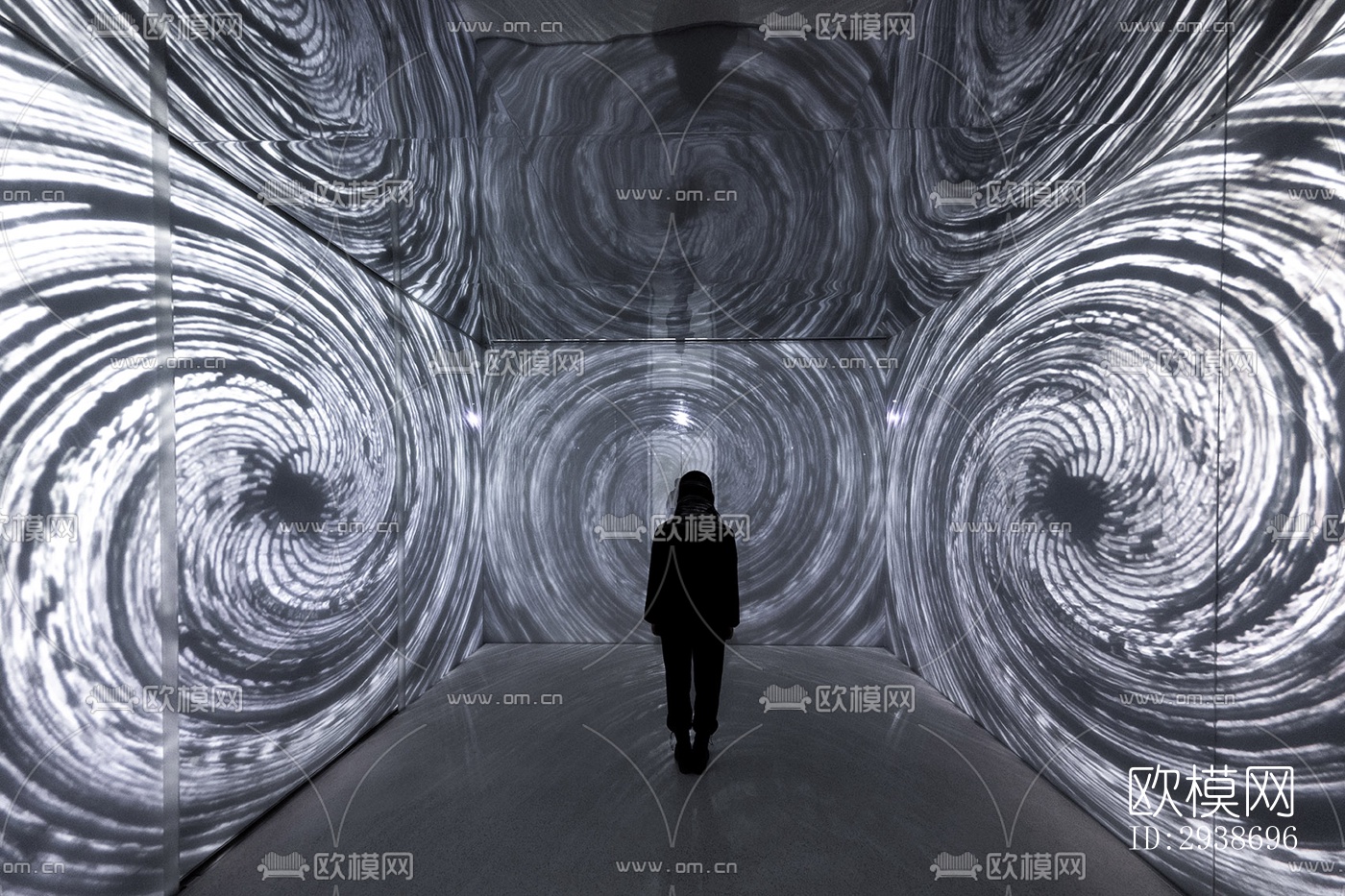 现代展览展厅效果图下载（渲染图16）