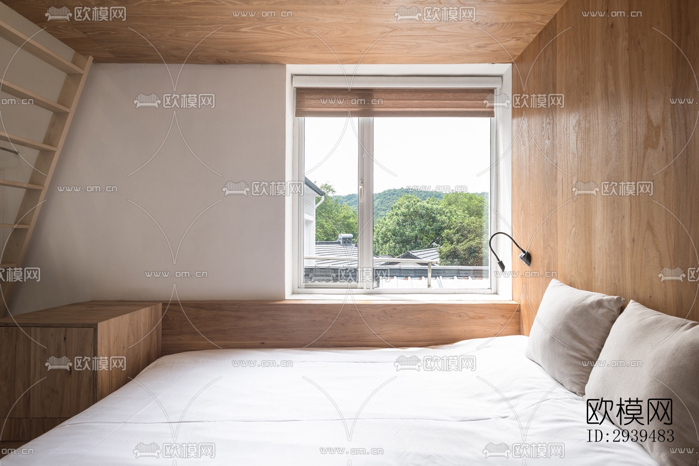 现代酒店民宿效果图下载（渲染图4）