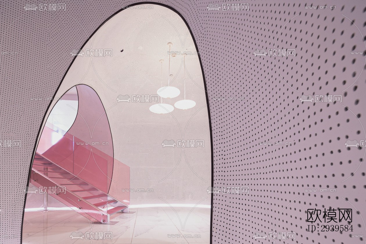 现代酒店民宿效果图下载（渲染图19）