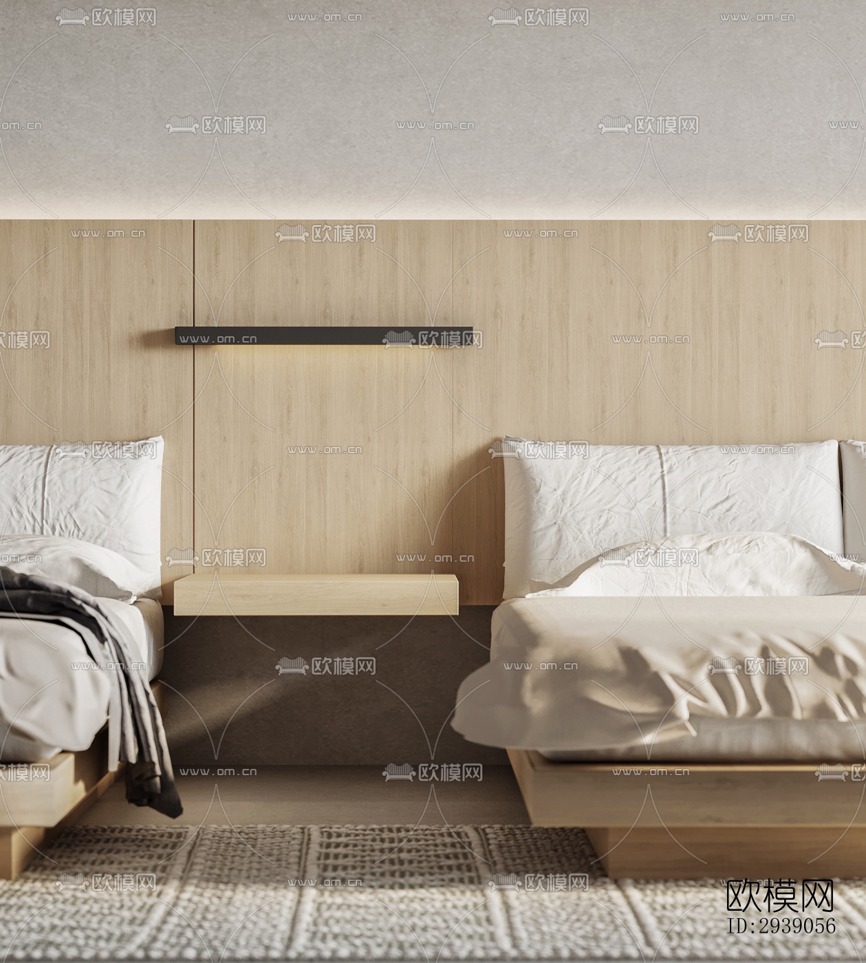 侘寂酒店民宿效果图下载（渲染图1）