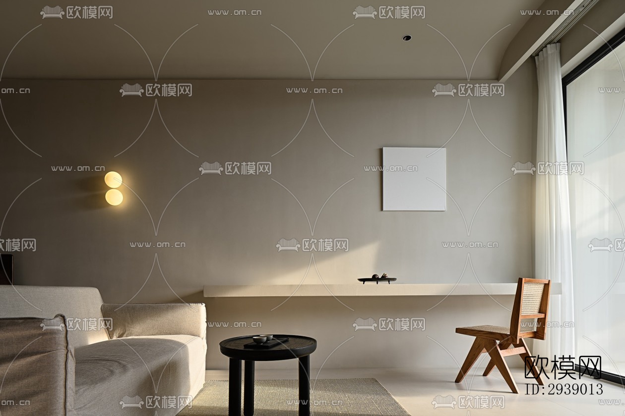 侘寂酒店民宿效果图下载（渲染图2）