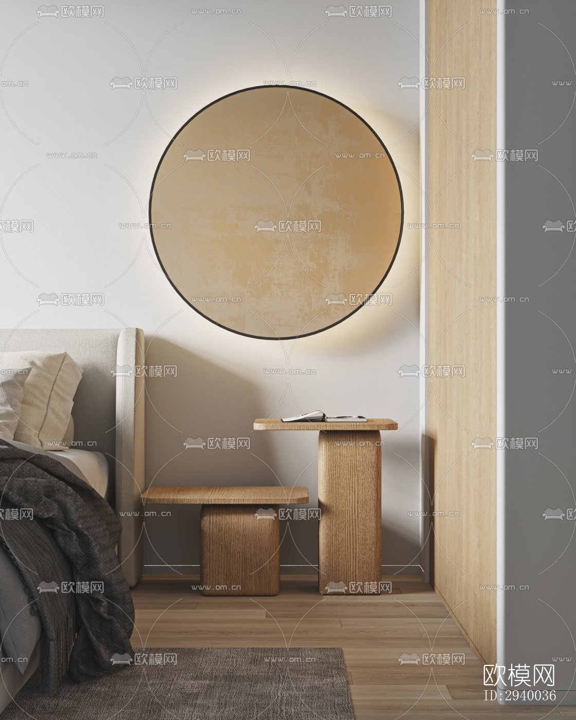 侘寂平层效果图下载（渲染图16）