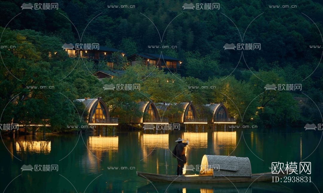 东南亚酒店民宿效果图下载（渲染图4）