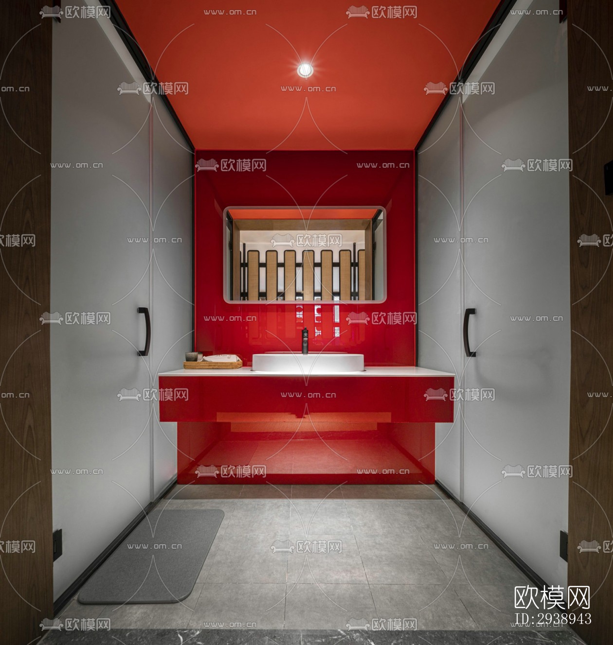 中式酒店民宿效果图下载（渲染图13）