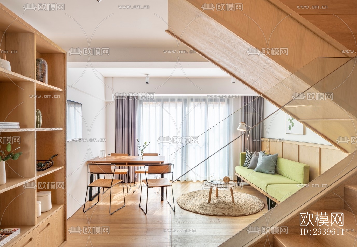 现代酒店民宿效果图下载（渲染图11）