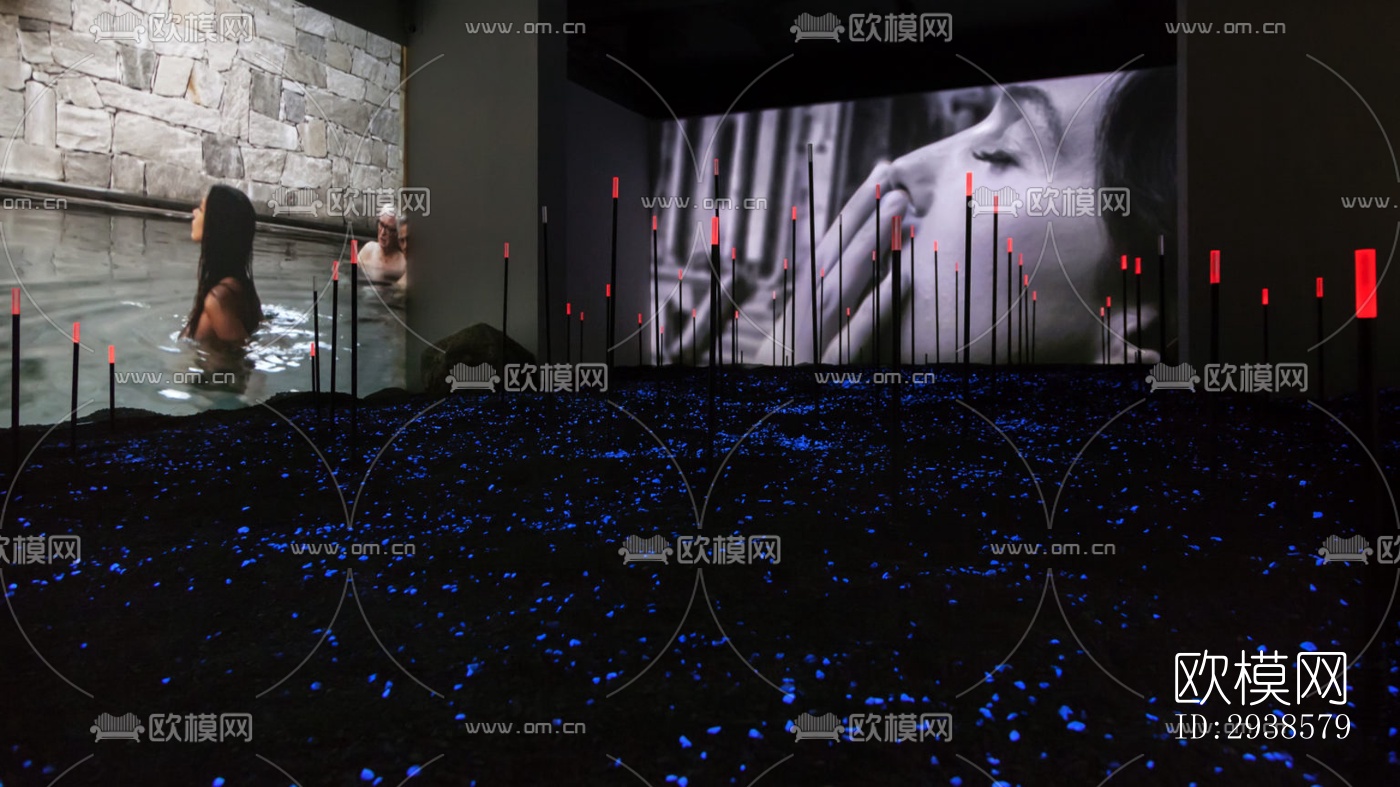 工业风展览展厅效果图下载（渲染图9）