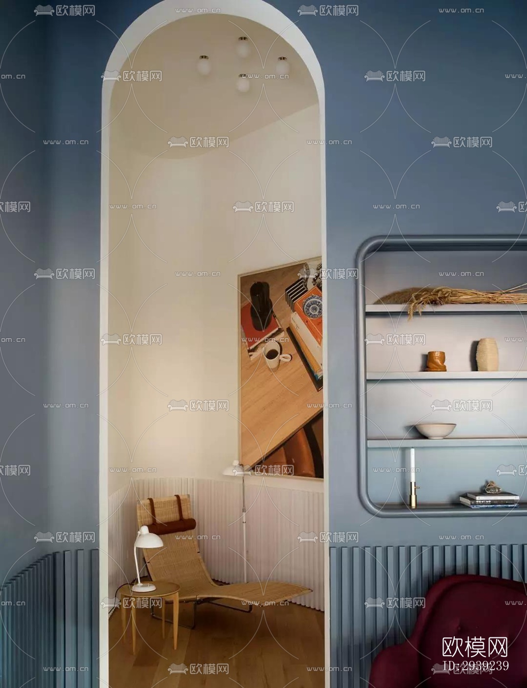 后现代酒店民宿效果图下载（渲染图10）