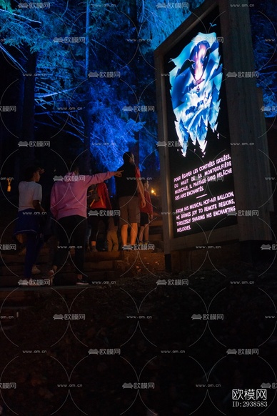 工業(yè)風(fēng)展覽展廳效果圖下載(渲染圖12)