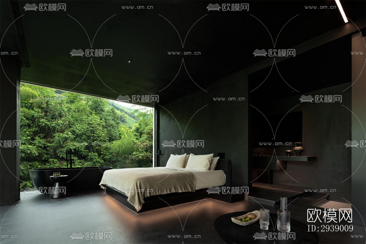 侘寂酒店民宿效果图下载（渲染图2）