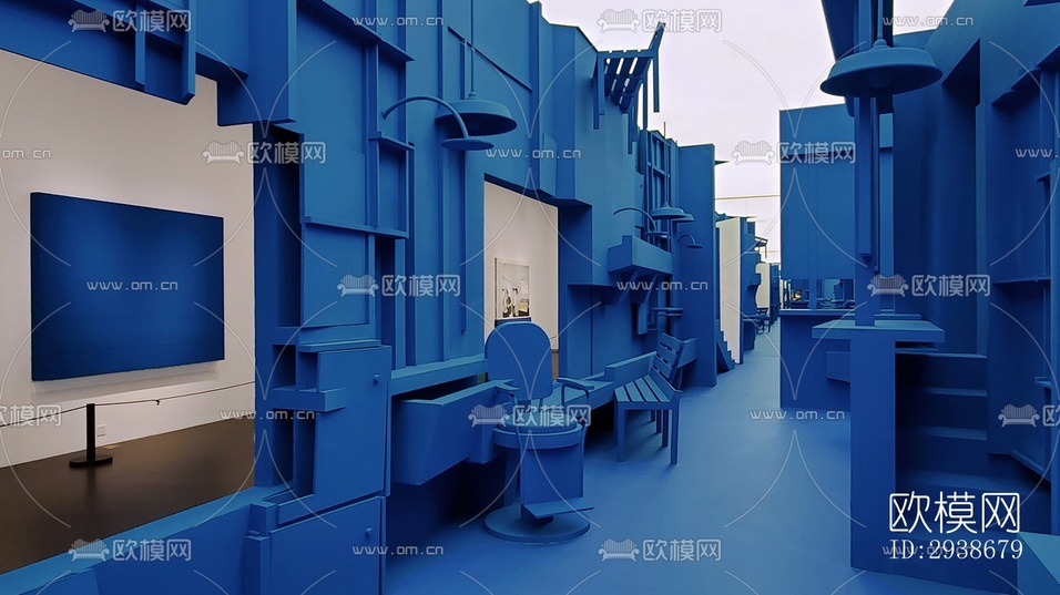 现代展览展厅效果图下载(渲染图19)