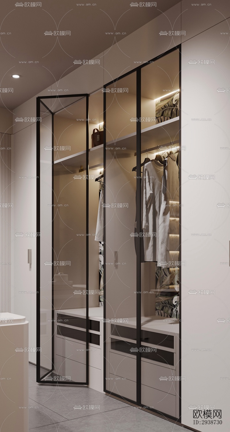 现代展览展厅效果图下载（渲染图5）