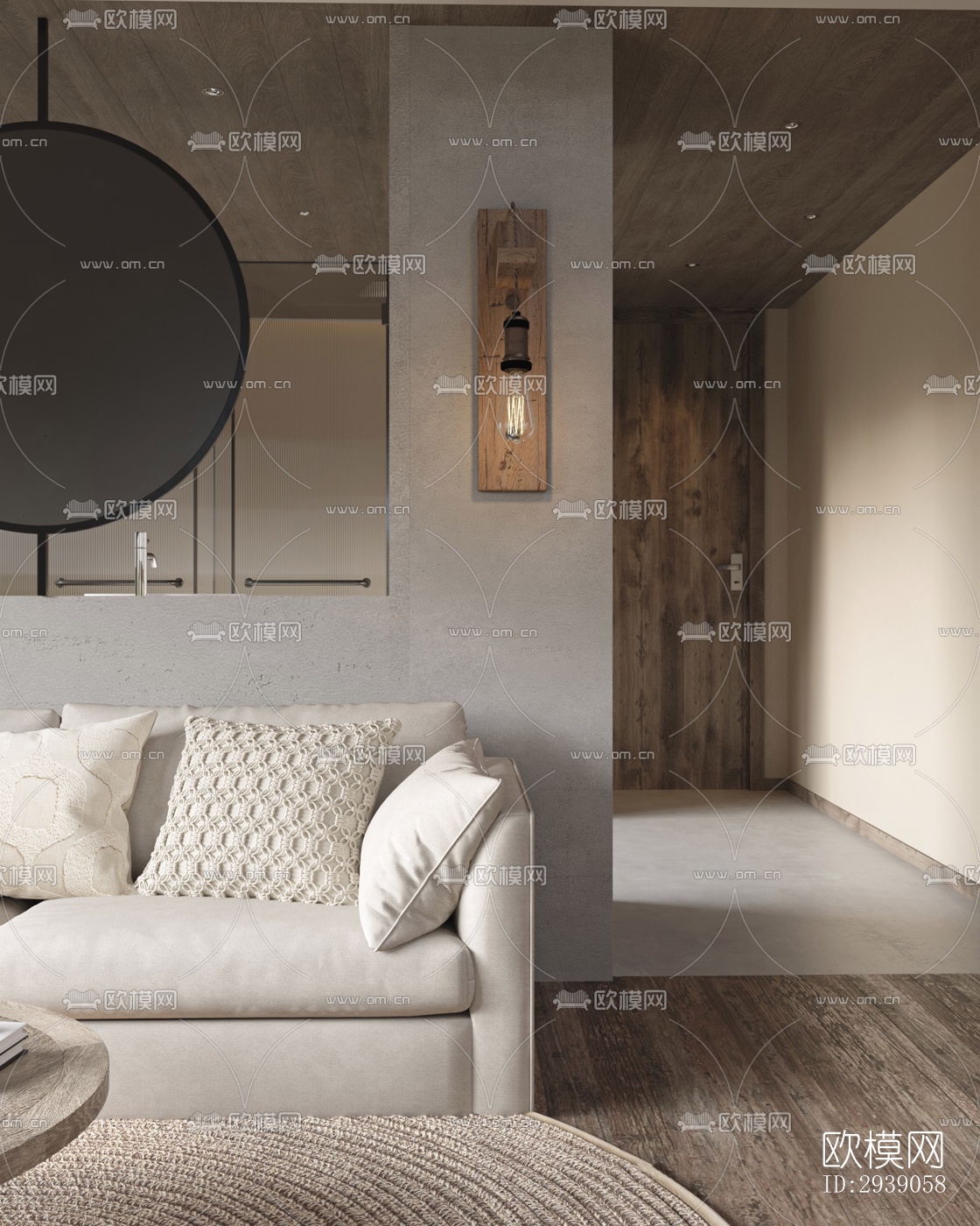 侘寂酒店民宿效果图下载（渲染图14）