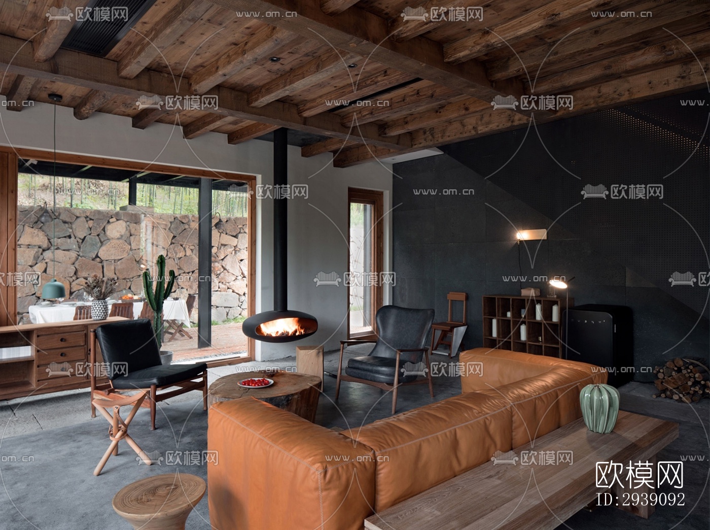 北欧酒店民宿效果图下载（渲染图4）