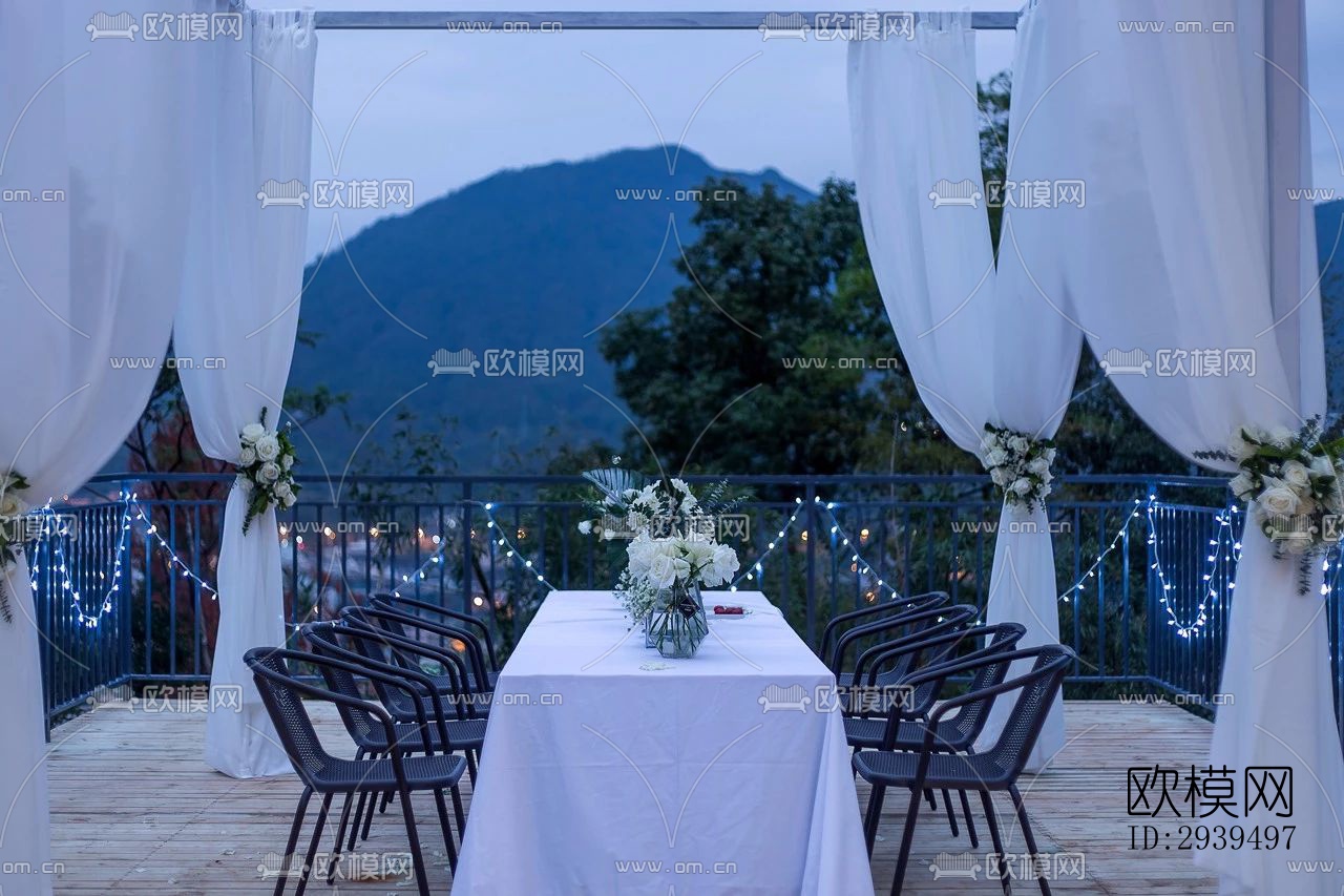 现代酒店民宿效果图下载（渲染图20）