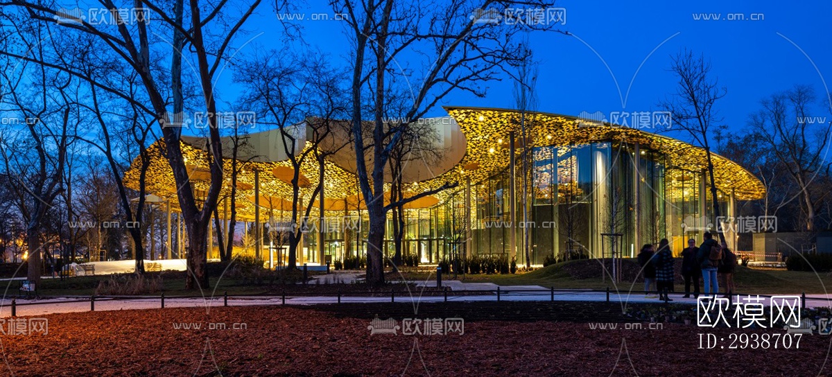 现代展览展厅效果图下载（渲染图9）