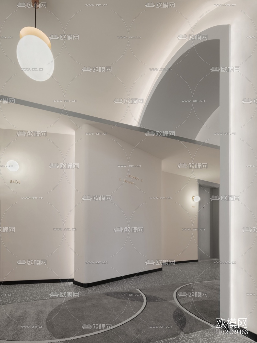 现代酒店民宿效果图下载（渲染图5）