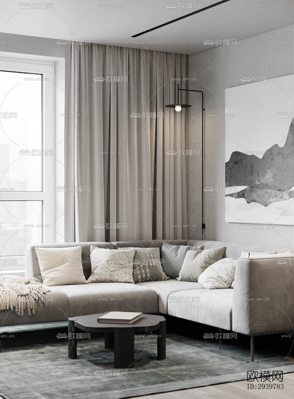 侘寂公寓效果图下载（渲染图18）