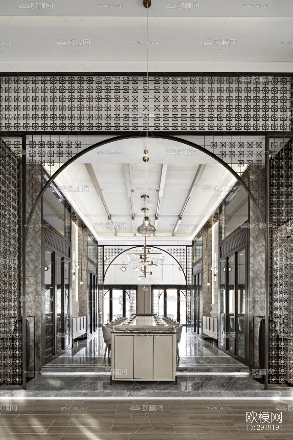 后现代酒店民宿效果图下载（渲染图14）