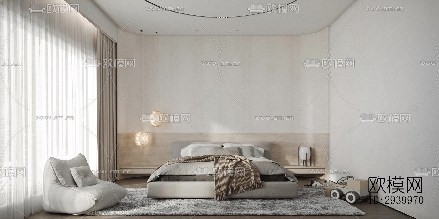 现代复式效果图下载（渲染图4）