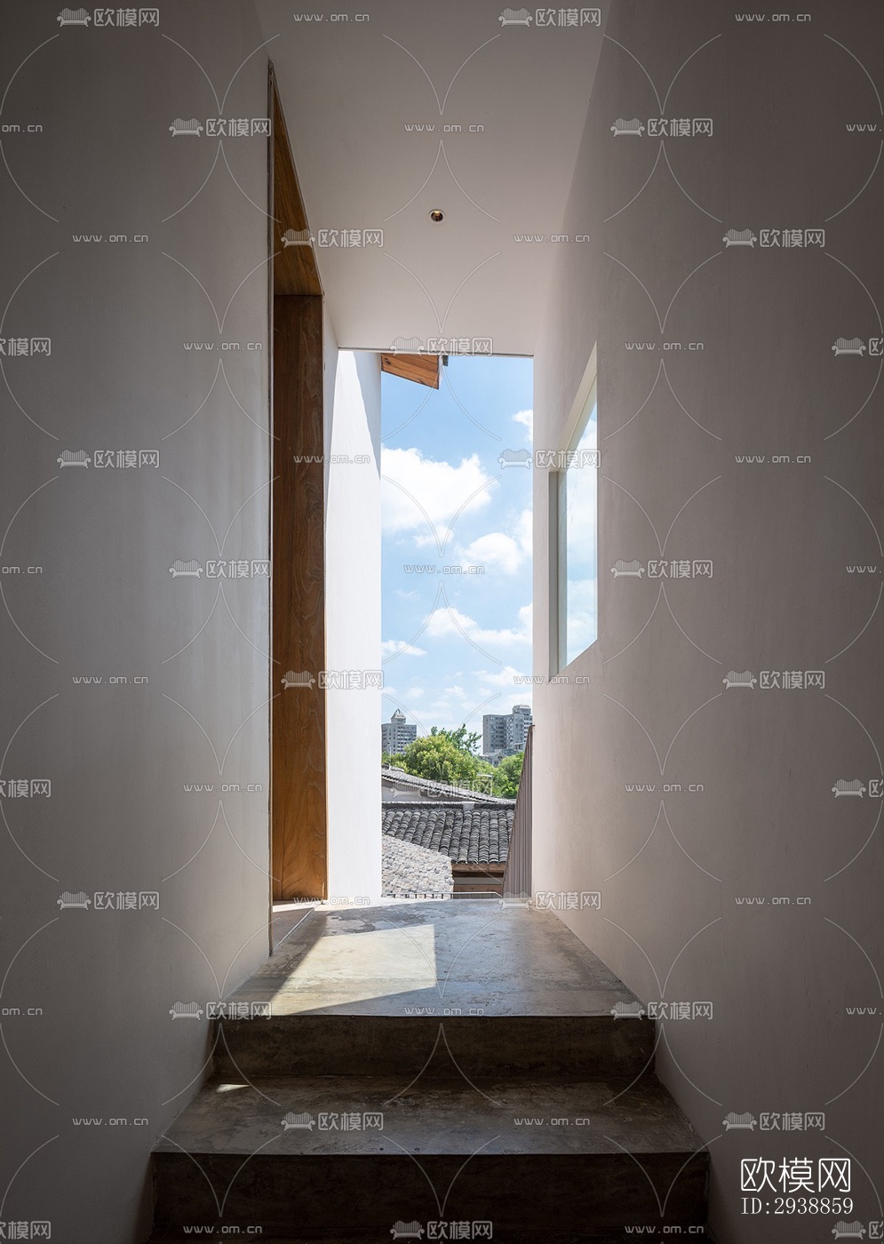 中式酒店民宿效果图下载（渲染图11）