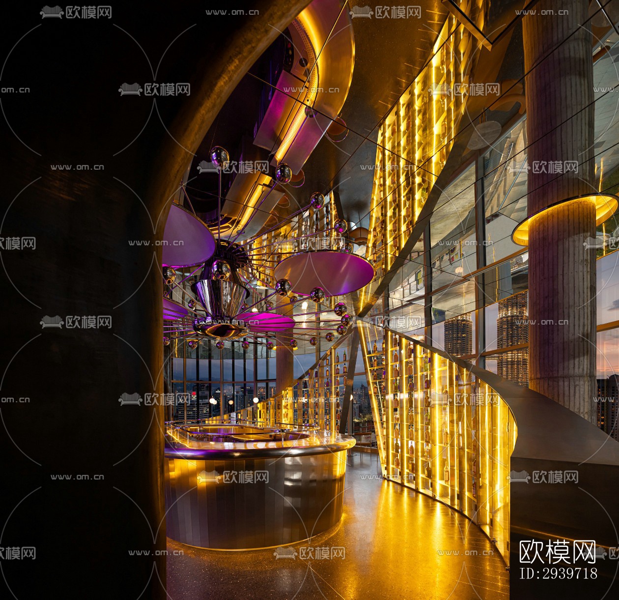 工业风酒吧效果图下载（渲染图4）