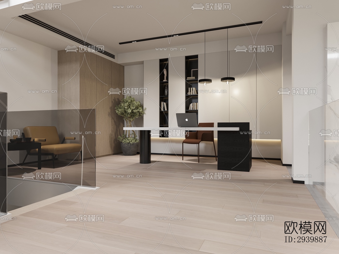 现代别墅效果图下载（渲染图18）