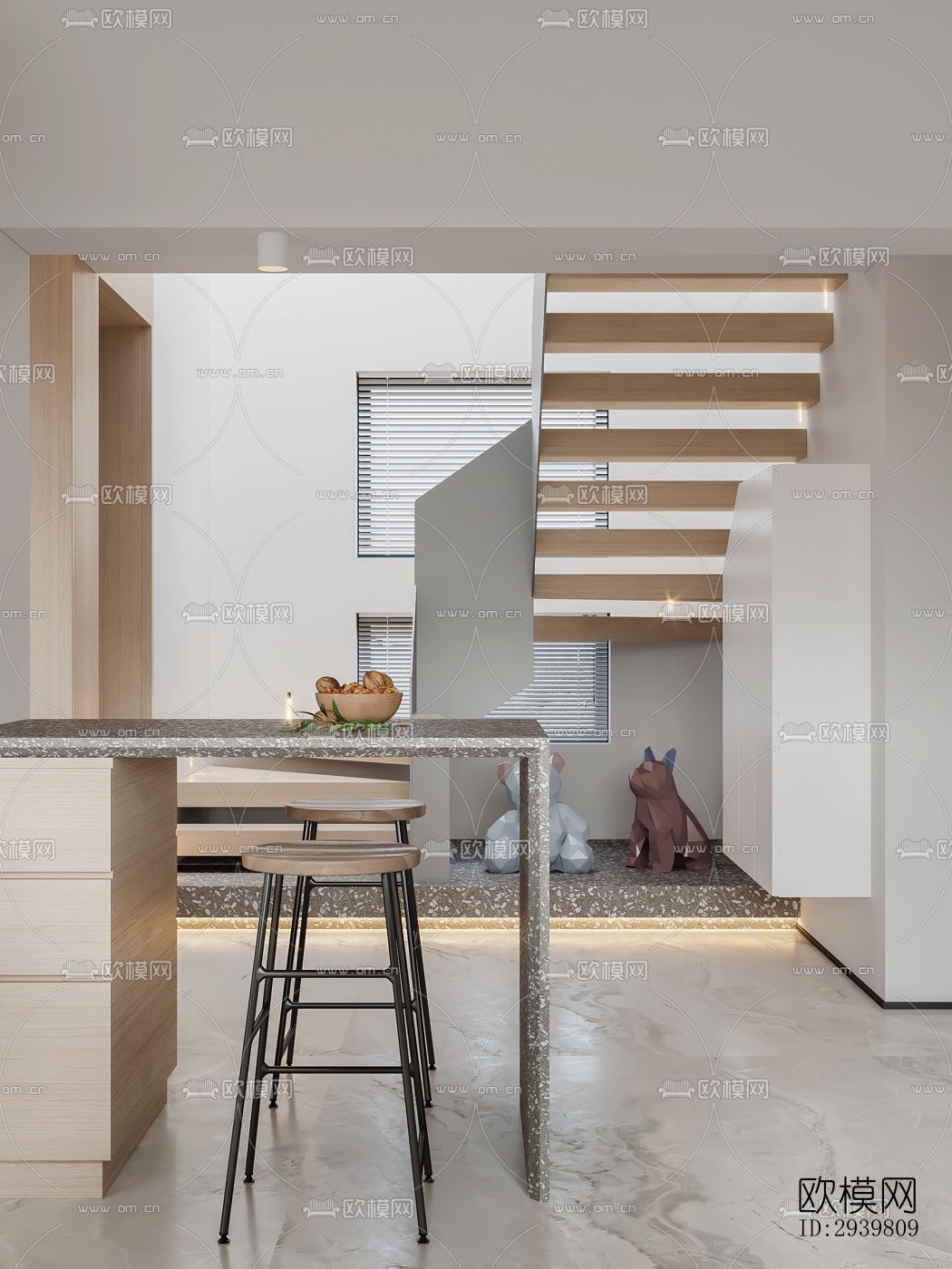 北欧公寓效果图下载（渲染图6）