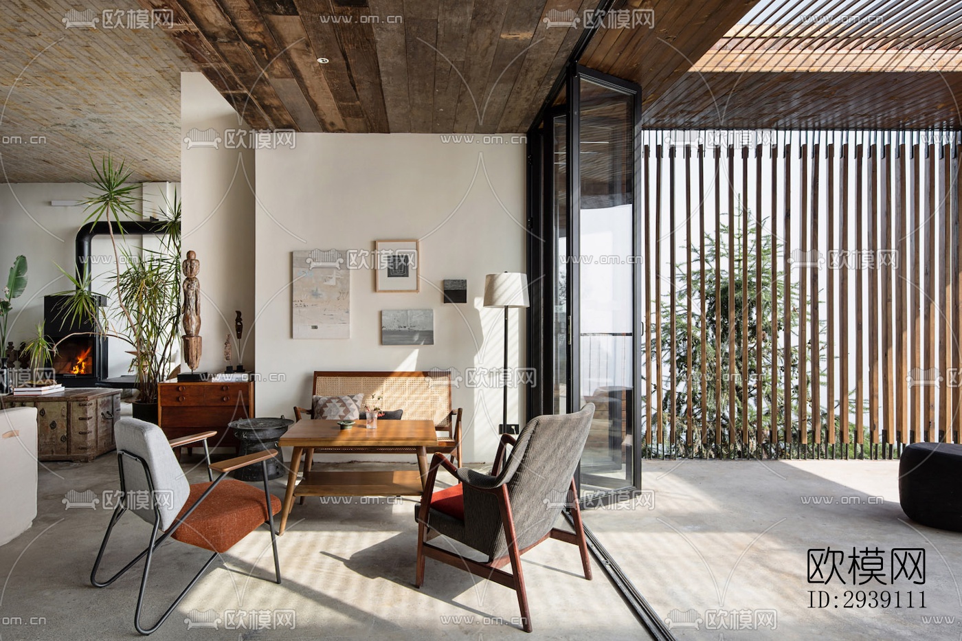 北欧酒店民宿效果图下载（渲染图6）