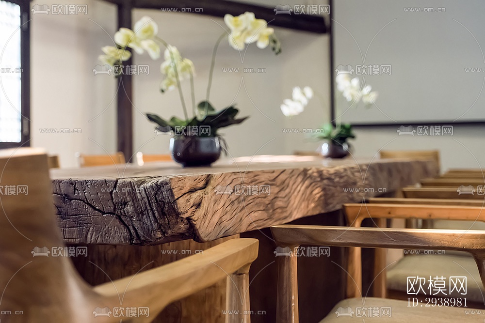 中式酒店民宿效果图下载（渲染图17）