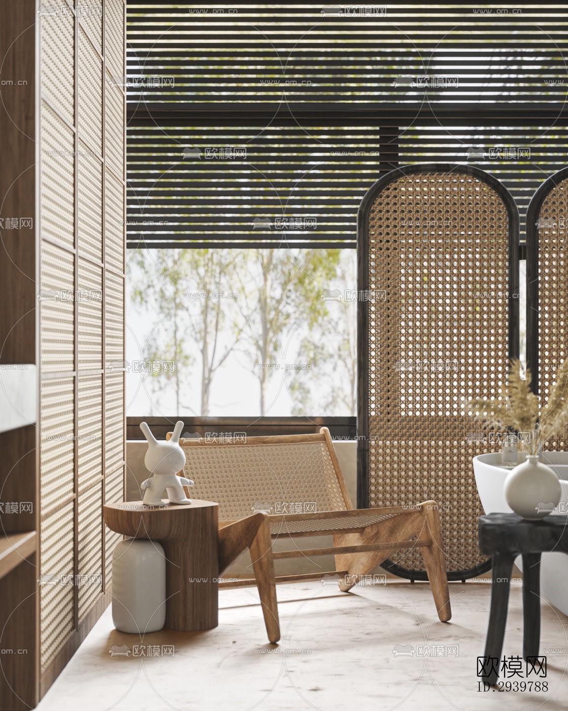 侘寂公寓效果图下载（渲染图13）