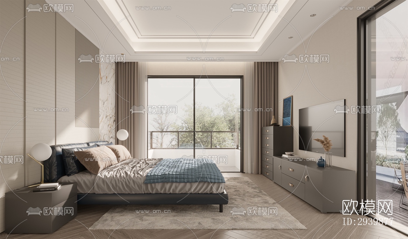 现代别墅效果图下载（渲染图18）