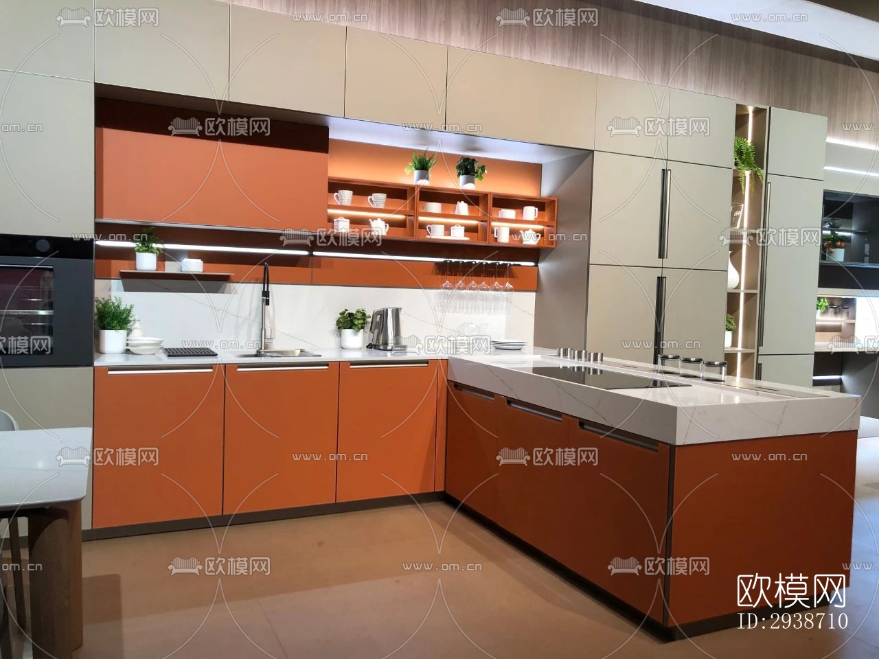 现代展览展厅效果图下载（渲染图17）