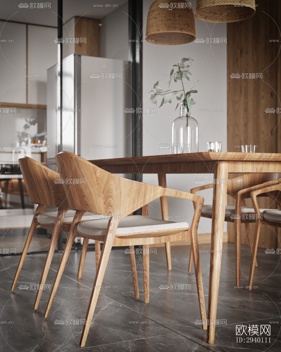 北欧平层效果图下载（渲染图3）