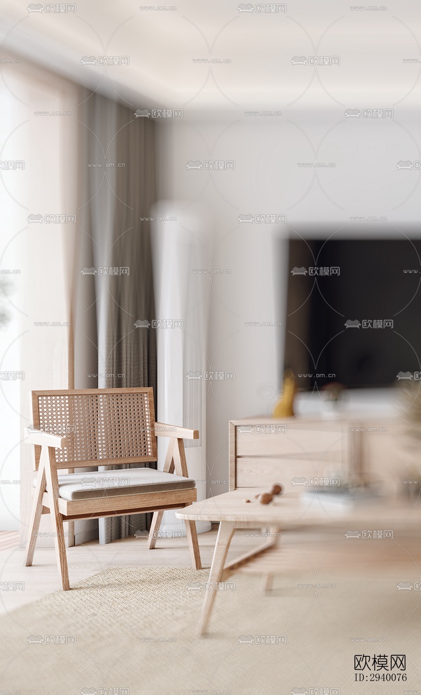 北欧平层效果图下载（渲染图5）