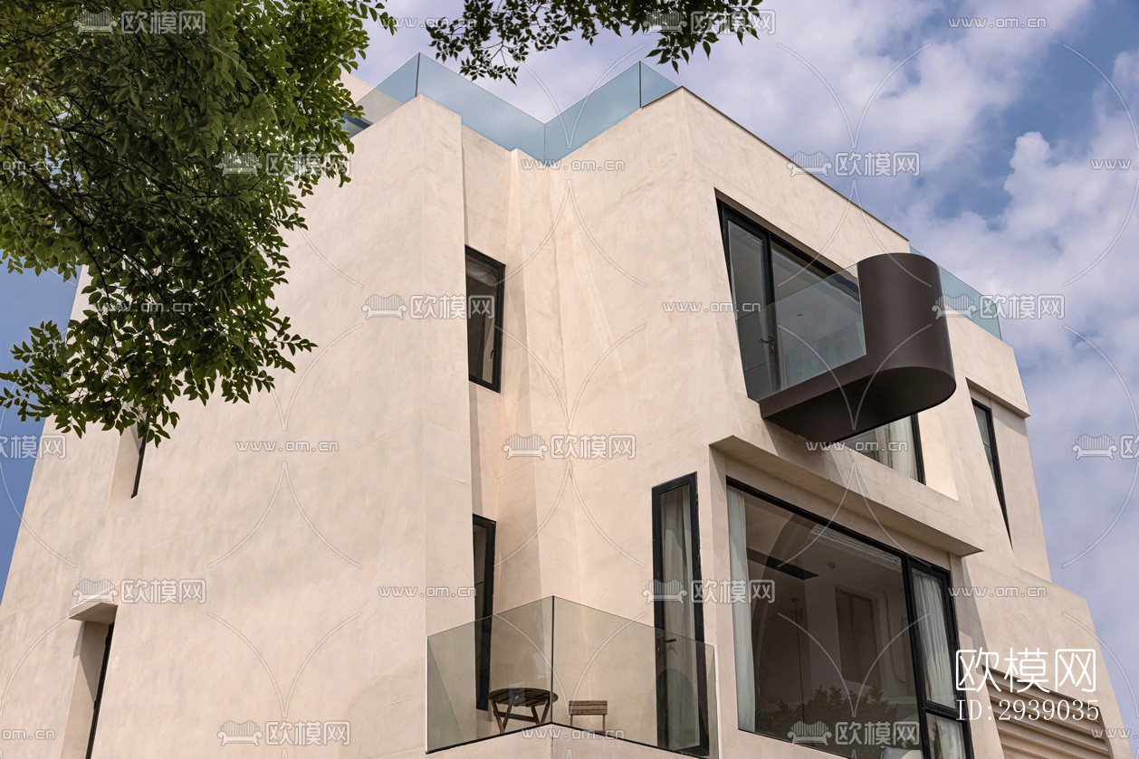 侘寂酒店民宿效果图下载（渲染图14）