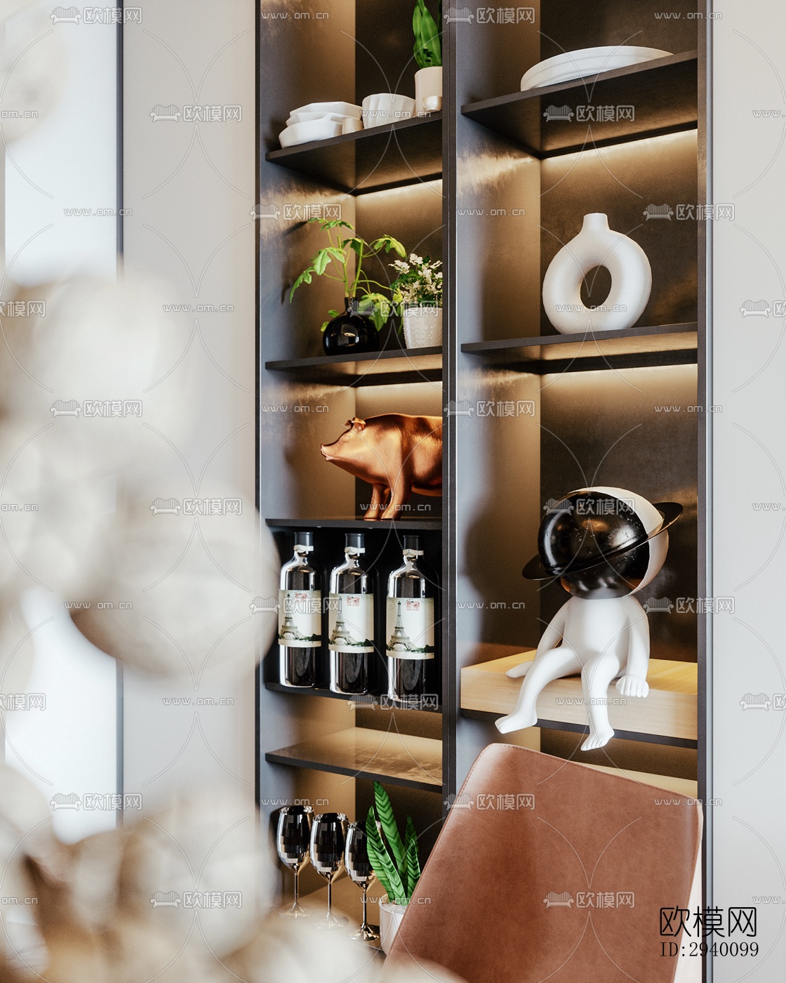 北欧平层效果图下载（渲染图5）